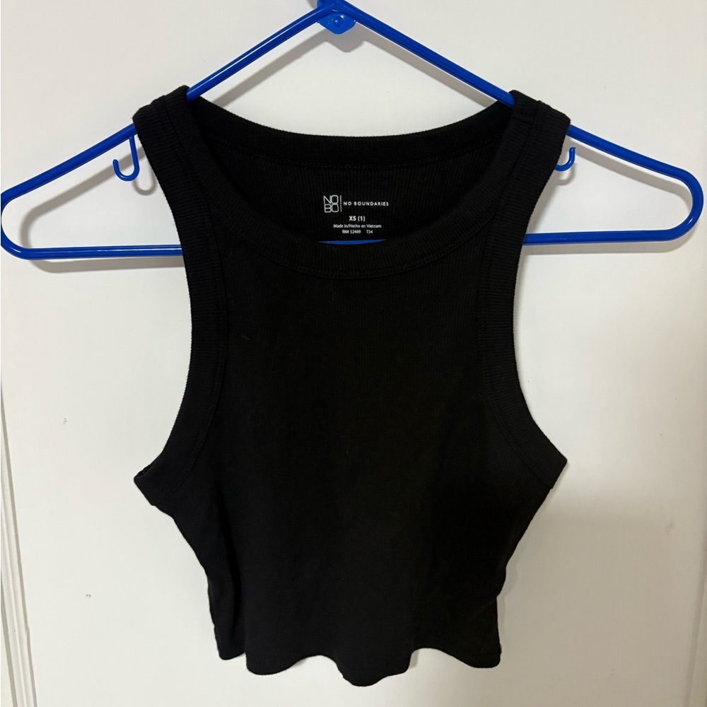 No Boundaries Black Tank Top